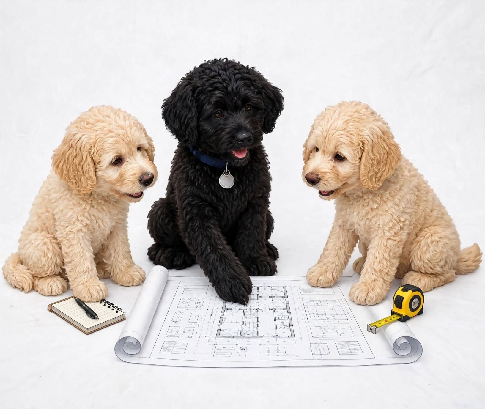 VTI mascot puppies trio