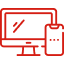 computer and phone device icon